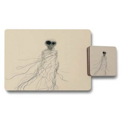 B&Q -  Designer Artwork Placemat And Coaster Set Limited Edition