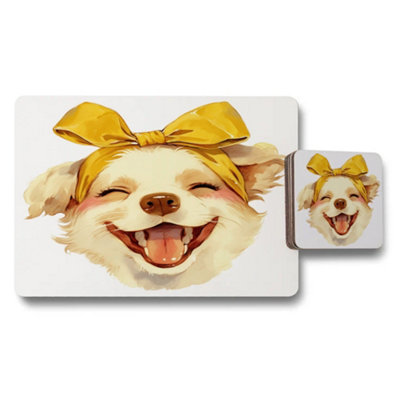 Benjamin Tate Design Placemat Coaster Set Designer Artwork Collection Limited from B&Q