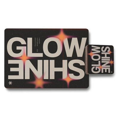 B&Q -  Placemat And Coaster Set With Designer Artwork And Wood Bottom Exclusive Edition