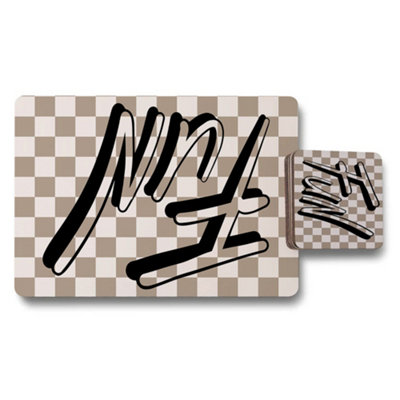 Benjamin Tate Design Designer Placemats And Coasters Set With Wood Bottom Twelve Piece Exclusive Edition Artwork from B&Q