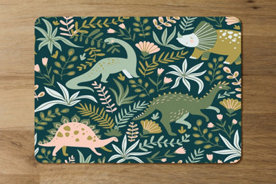 B&Q -  Placemat Coaster Set Of 12 With Designer Artwork And Wood Bottom Exclusive Collection Prestige