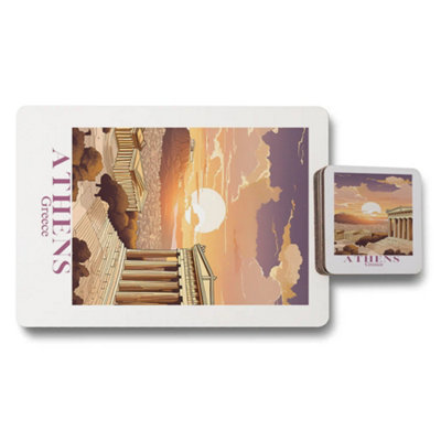 B&Q -  Athens Placemats And Coasters Designer Artwork Limited
