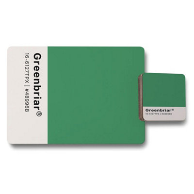 Benjamin Tate Design Greenbriar Placemat And Coaster Set Designer Artwork With Wood Bottom 11X8 Placemats And 3.7X3.7 Coasters Limited from B&Q