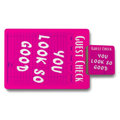 B&Q -  Designer Placemats And Coasters Set Limited Edition Artwork