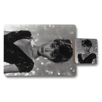 B&Q -  Designer Artwork Placemat And Coaster Set With Wood Bottom And High End Print TechnologyLimited Edition