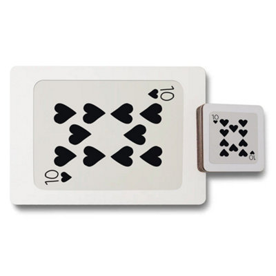 Benjamin Tate Design Placemat And Coaster Set With Wood Bottom And Designer Artwork Limited Edition Exclusive from B&Q