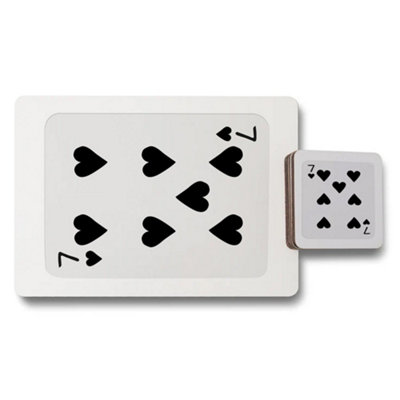 B&Q -  Placemat Coaster Set Premium Printed Collection With Wood Base Limited Edition Heritage