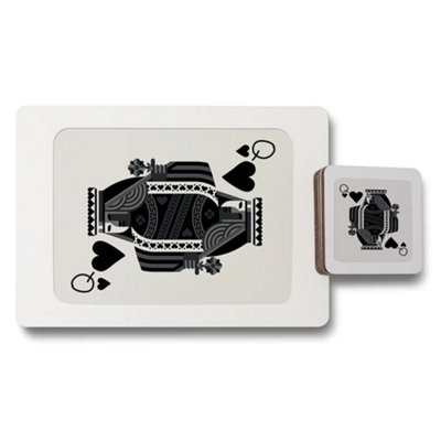 Benjamin Tate Design Placemat And Coaster Set Designer Artwork Wood Base Elite from B&Q