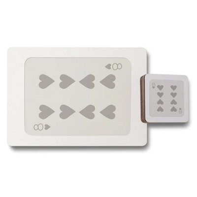 Benjamin Tate Design Designer Artwork Placemat And Coaster Set With Wood Backing And Luxe FinishLimited Edition from B&Q