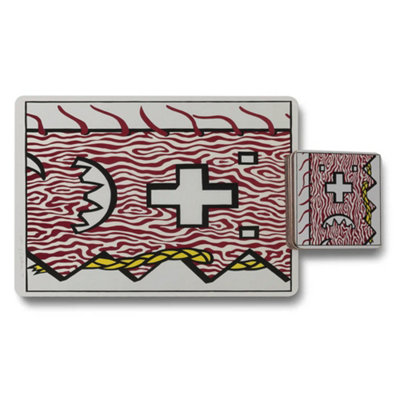 Benjamin Tate Design Designer Artwork Placemat And Coaster Set From The Luxe Print Collection Limited Edition from B&Q