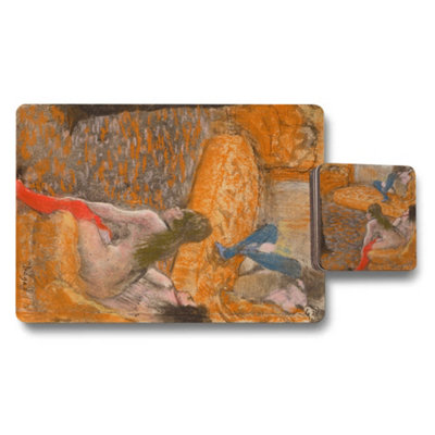 B&Q -  Artisan Placemats And Coasters Set With Wood Base And Fine Art Print Limited Edition Collection