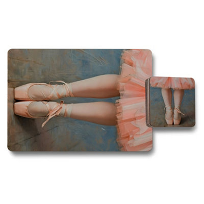 B&Q -  Designer Artwork Placemat Coaster Set Limited Edition