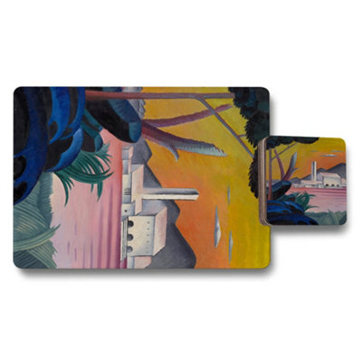 Benjamin Tate Design Designer Artwork Placemat Coaster Set Limited Edition from B&Q