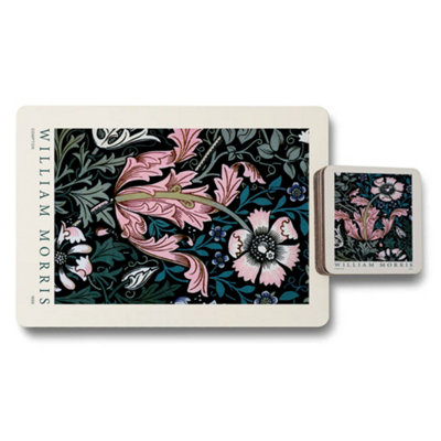 Benjamin Tate Design William Morris Placemats Coasters Collection Limited from B&Q