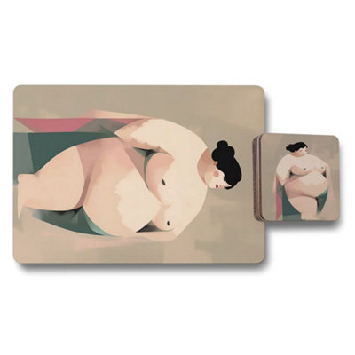 B&Q -  Placemat Coaster Set Premium Artwork Collection Exclusive