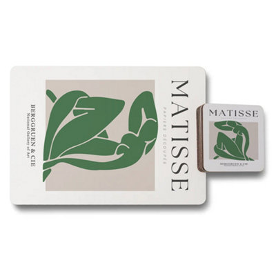 Benjamin Tate Design Matisse Papiers Decoupes Placemats And Coasters Set Exclusive Design Berggruen Cie