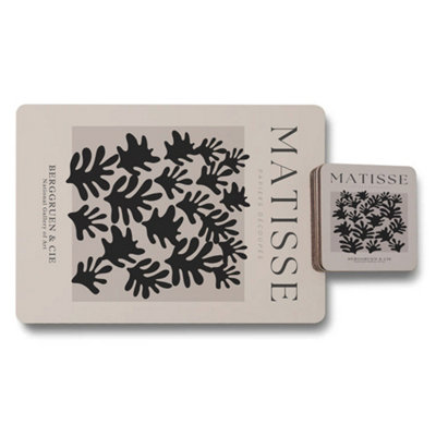 Benjamin Tate Design Berggren Matisse Placemat Coaster Set Elite Collection