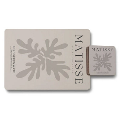 Benjamin Tate Design Matisse Placemats And Coasters Set Wood Bottom Exclusive