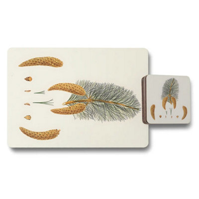 B&Q -  Designer Artwork Placemats And Coasters Exclusive Wood