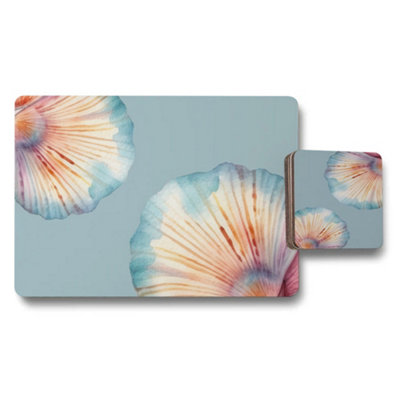 B&Q -  Artisan Fine Art Placemats Coaster Set Limited