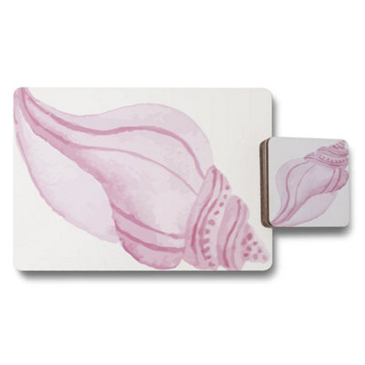 Benjamin Tate Design Placemat Coaster Set Art Print Lux Collection from B&Q