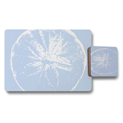 Benjamin Tate Design Placemat Coaster Set Designer Artwork Exclusive from B&Q
