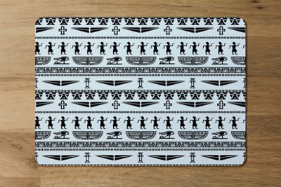 B&Q -  Placemat Coaster Set With Wood Backing Designer Artwork Set Of Twelve Limited Edition