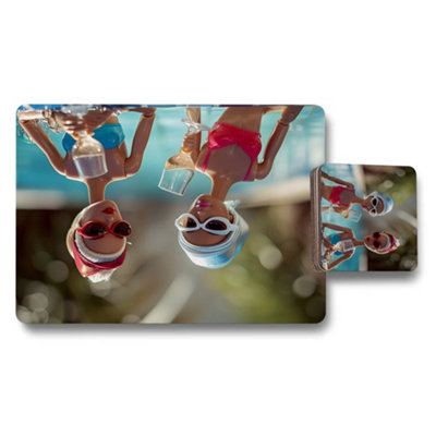 B&Q -  Placemat Coaster Set Designer Artwork Limited Edition