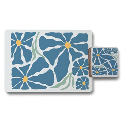B&Q -  Designer Artwork Placemat And Coaster Set Exclusive