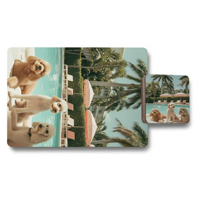 B&Q -  Placemat Coaster Set Designer Collection Exclusive