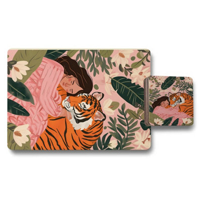 B&Q -  Placemat And Coaster Set Designer Artwork Limited Edition