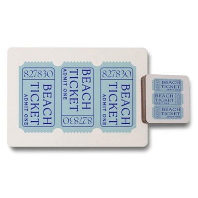 Benjamin Tate Design Designer Artwork Placemats Coasters Exclusive Wood Backing from B&Q