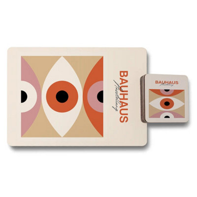 Benjamin Tate Design Placemat And Coaster Set Of 12 With Designer Artwork 11X8 Placemats from B&Q