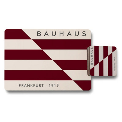 B&Q -  Bauhaus Frankfurt 1919 Placemats And Coasters Set Of 12