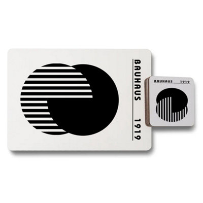 Benjamin Tate Design Set Of 12 Placemats And Coaster Set 11X8 Placemats 3.7X3.7 Coasters from B&Q