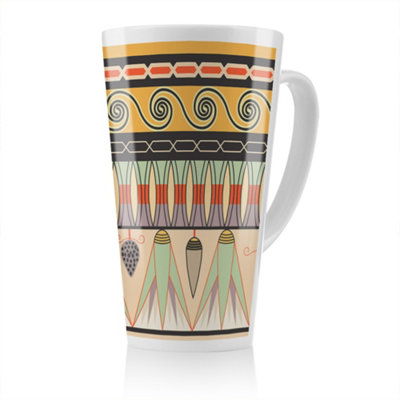 B&Q -  Egyptian Pattern Latte MugStunning Designer Mug Fit For Any HomeTreat Yourself Or A Loved One