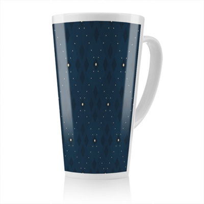 Benjamin Tate Design Diagonal Dot Stripes Latte MugStunning Designer Mug Fit For Any HomeTreat Yourself Or A Loved One from B&Q