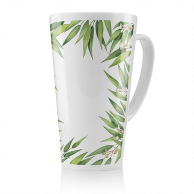 B&Q -  Leaves Border Latte MugStunning Designer Mug Fit For Any HomeTreat Yourself Or A Loved One