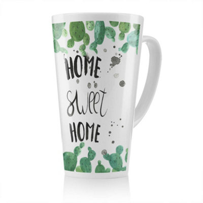 Benjamin Tate Design Home Sweet Home Latte Mug, Stunning Designer Mug Fit For Any Home, Treat Yourself Or A Loved One B&Q