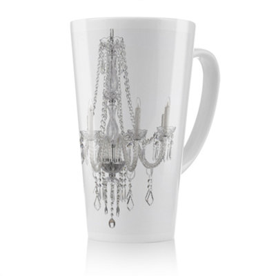 Benjamin Tate Design Chandelier Latte MugStunning Designer Mug Fit For Any HomeTreat Yourself Or A Loved One from B&Q
