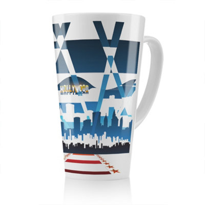 Benjamin Tate Design Hollywood Latte Mug, Stunning Designer Mug Fit For Any Home, Treat Yourself Or A Loved One