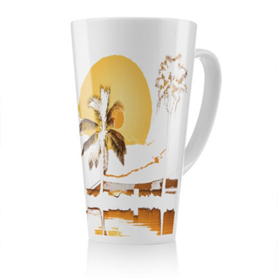 Benjamin Tate Design Sunset Latte MugStunning Designer Mug Fit For Any HomeTreat Yourself Or A Loved One from B&Q