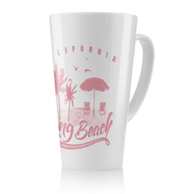 Benjamin Tate Design Cali Long Beach Latte MugStunning Designer Mug Fit For Any HomeTreat Yourself Or A Loved One from B&Q
