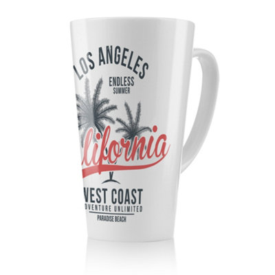 Benjamin Tate Design Cali West Coast Latte MugStunning Designer Mug Fit For Any HomeTreat Yourself Or A Loved One from B&Q