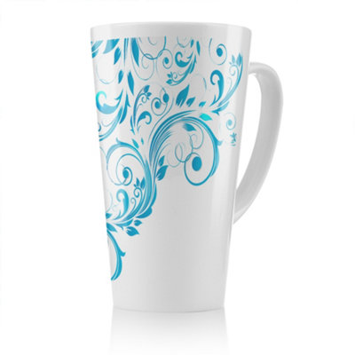 Benjamin Tate Design Swirls Latte MugStunning Designer Mug Fit For Any HomeTreat Yourself Or A Loved One from B&Q