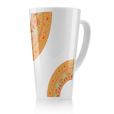 Benjamin Tate Design Egyptian Hieroglyphs Latte MugStunning Designer Mug Fit For Any HomeTreat Yourself Or A Loved One from B&Q