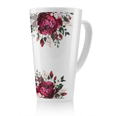 Benjamin Tate Design Open Roses Latte MugStunning Designer Mug Fit For Any HomeTreat Yourself Or A Loved One