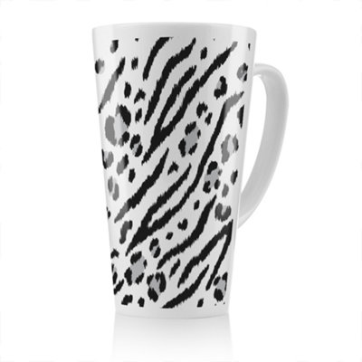 B&Q -  Zebra & Leopard Print Latte MugStunning Designer Mug Fit For Any HomeTreat Yourself Or A Loved One