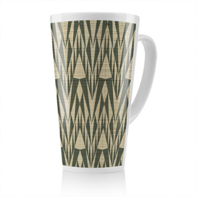 B&Q -  Geo Pattern Latte MugStunning Designer Mug Fit For Any HomeTreat Yourself Or A Loved One