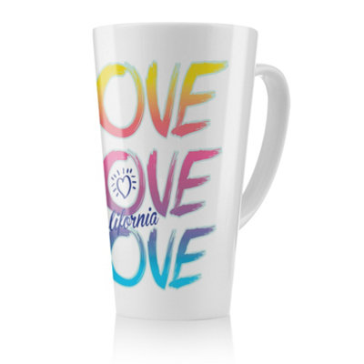 Benjamin Tate Design Love California Latte MugStunning Designer Mug Fit For Any HomeTreat Yourself Or A Loved One from B&Q